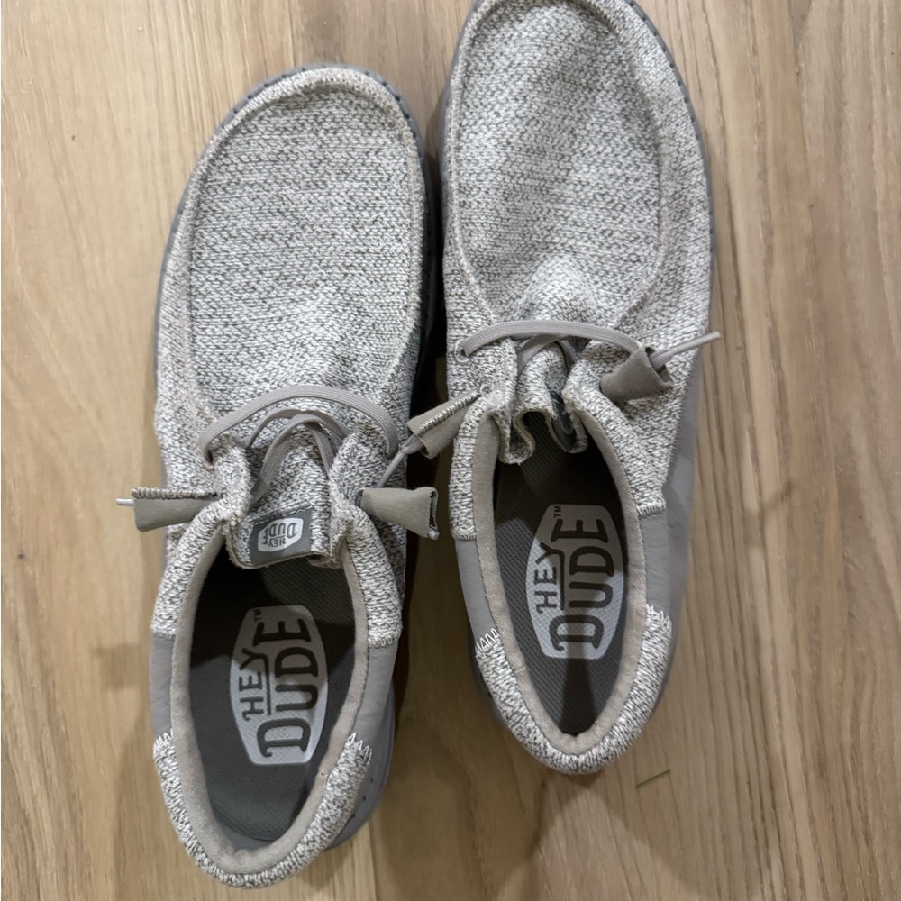 Hey Dude Men's Slip-On Loafers - Light Gray